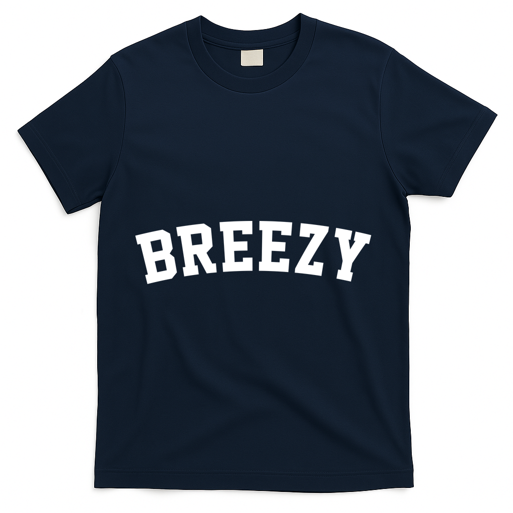 Breezy Merch Gear T-Shirt - Navy