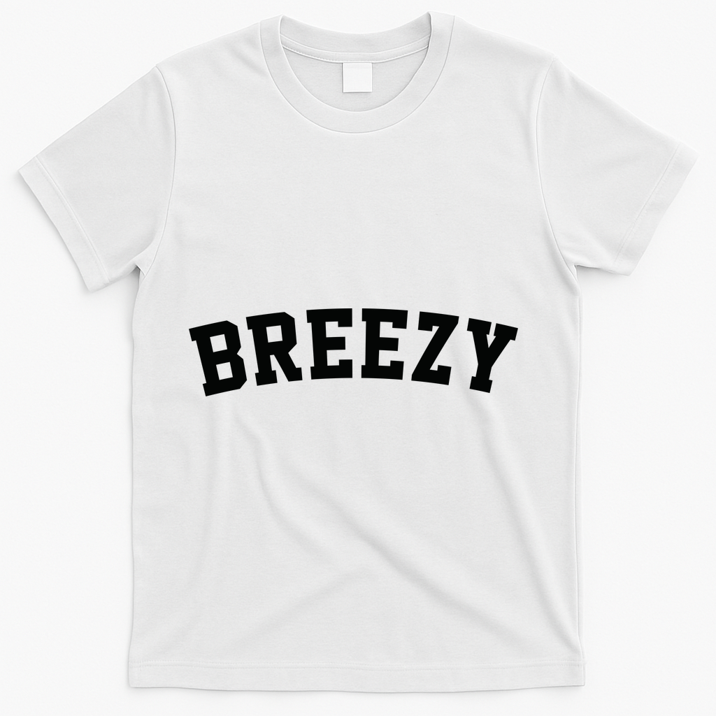 Breezy Merch Gear T-Shirt - White