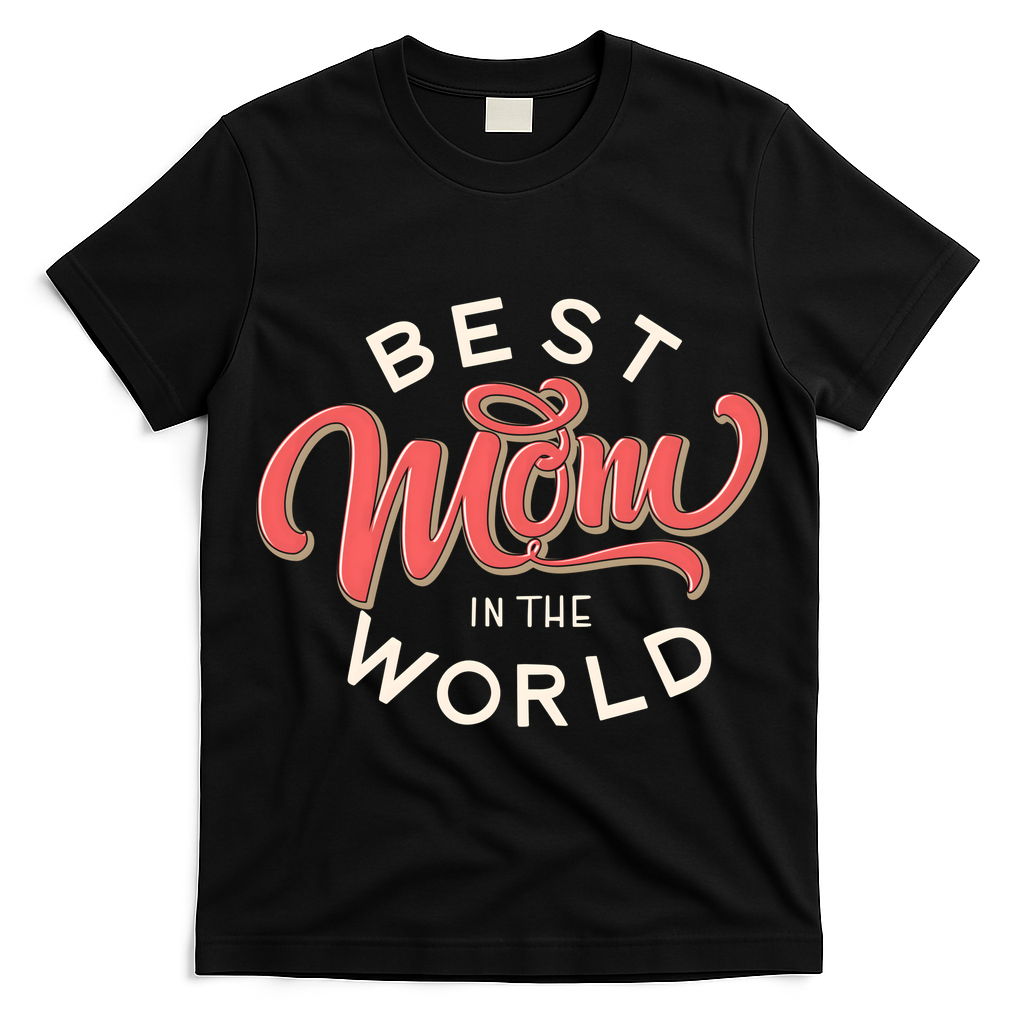 Best Mom In The World Cute Mother's Day T-Shirt