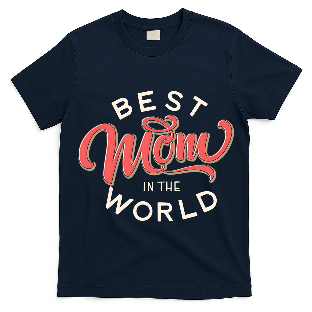 Best Mom In The World Cute Mother's Day T-Shirt