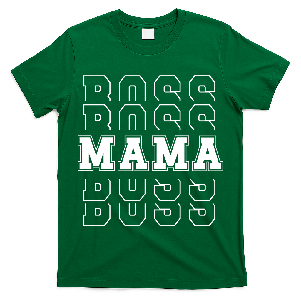 Boss Mama Retro Cute Gift For Mom T-Shirt