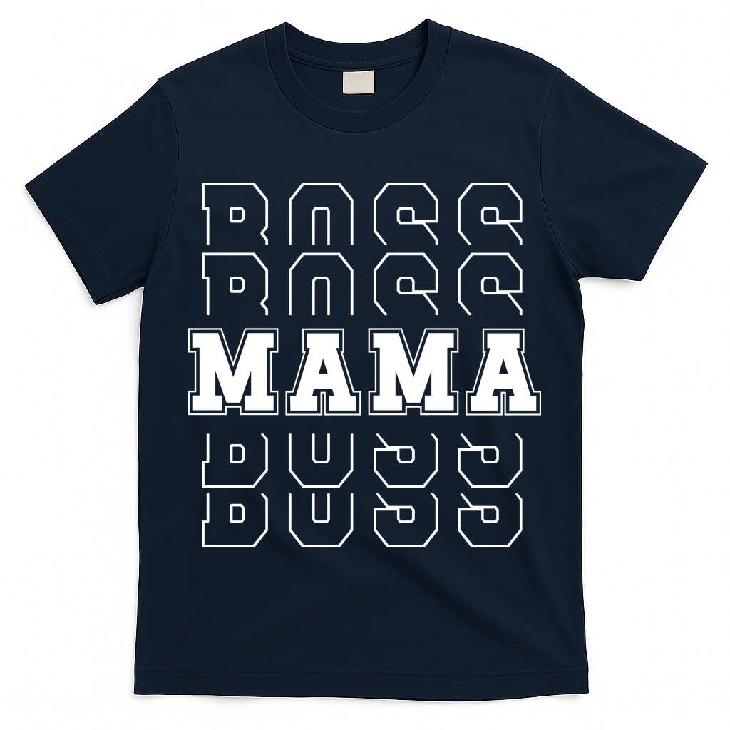 Boss Mama Retro Cute Gift For Mom T-Shirt