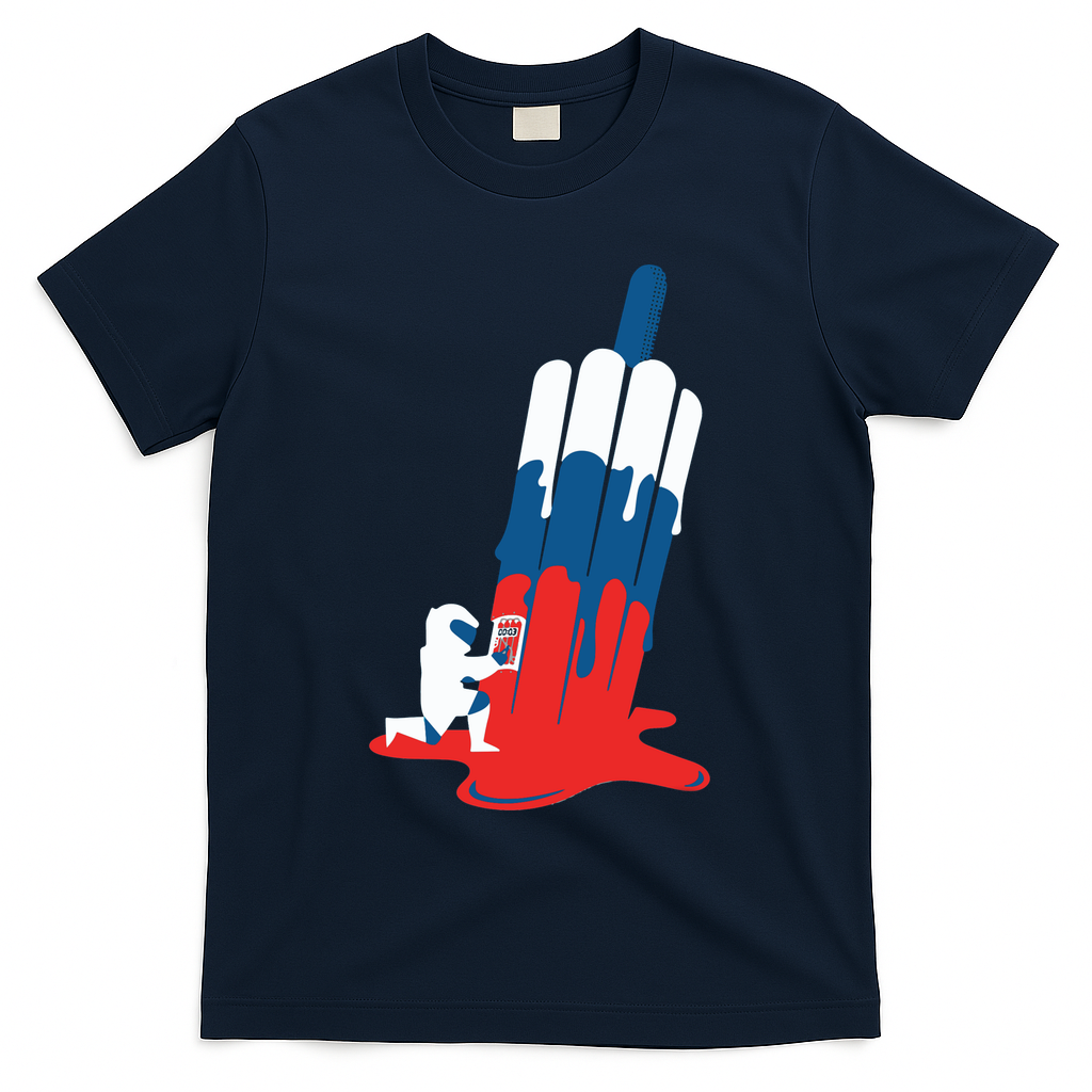 Popsicle Cool Melting POP T-Shirt - Navy