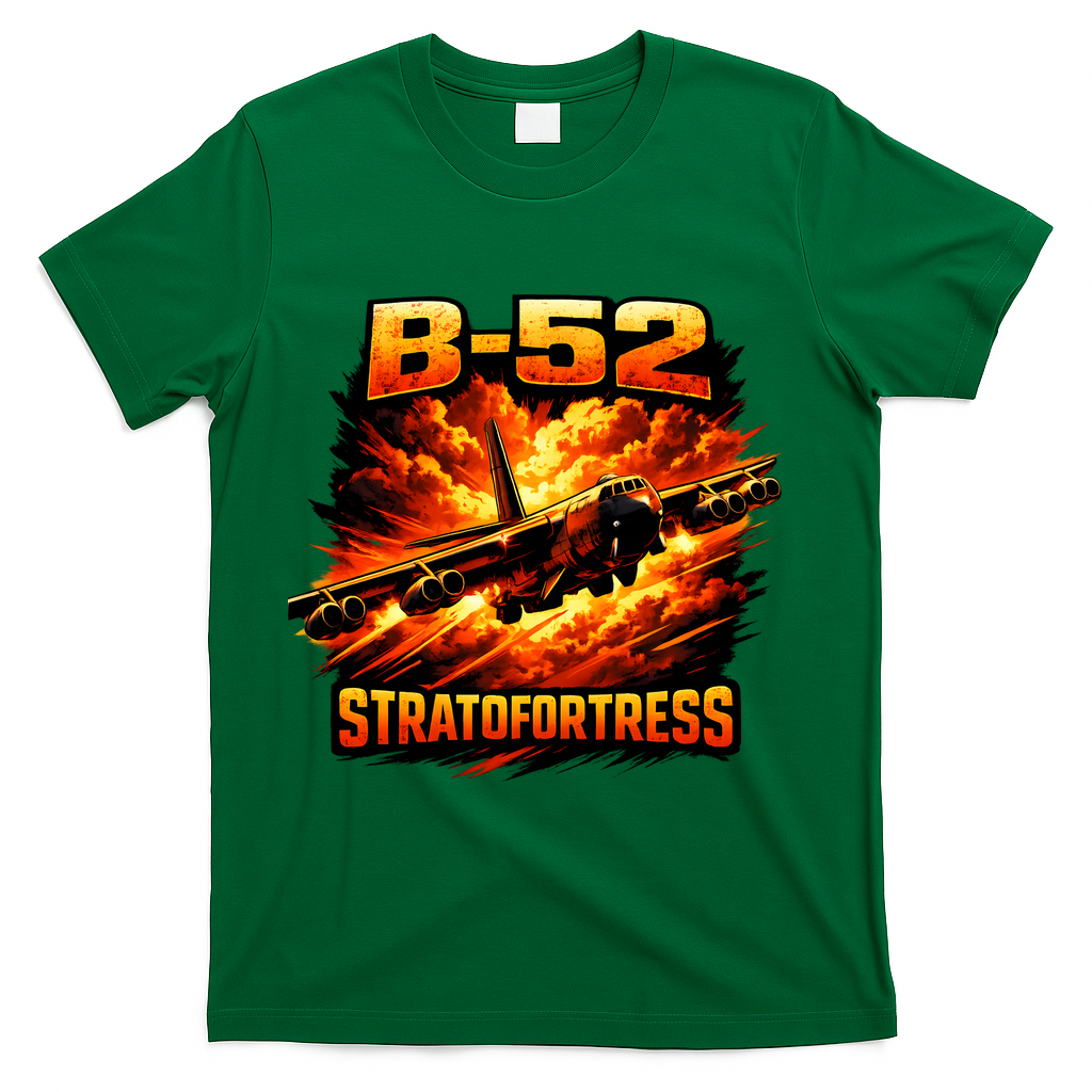 B-52 Stratofortress Bomber T-Shirt - Green