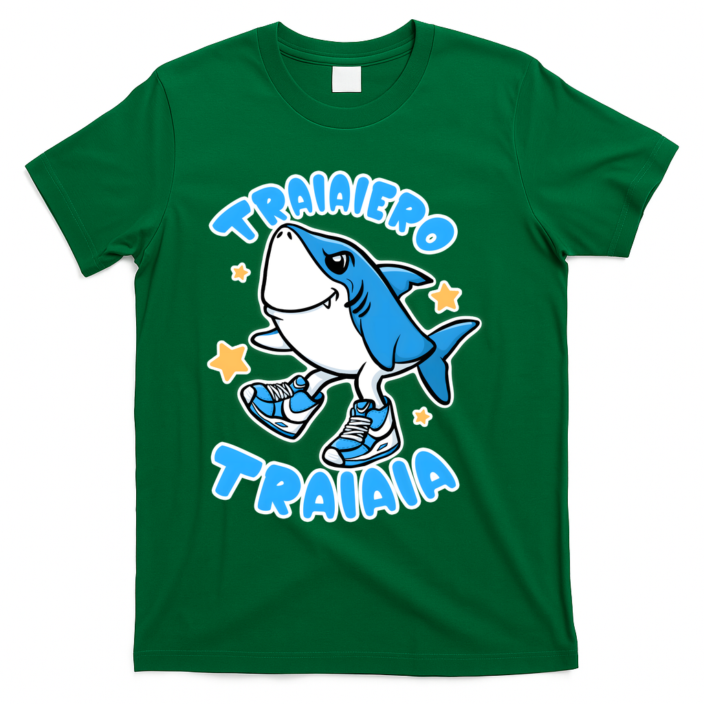 Brainrot Tralalero Tralala T-Shirt - Green