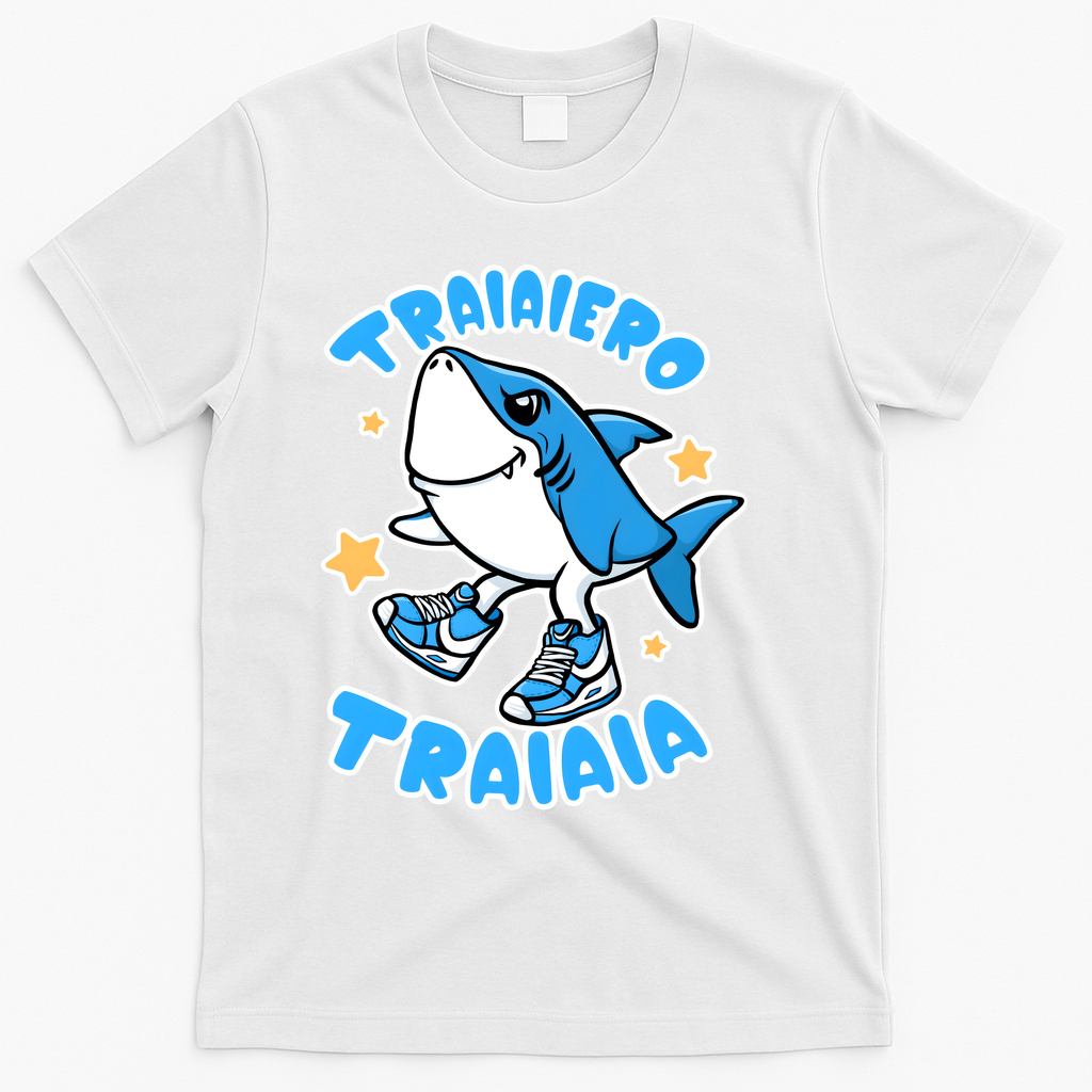 Brainrot Tralalero Tralala T-Shirt - White