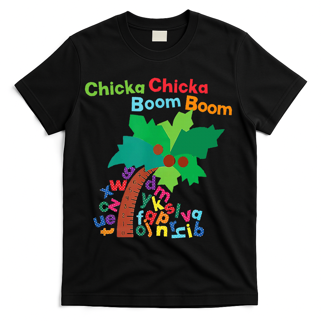 Chicka Boom Boom IM Glad To See You 1st Day Of School T-Shirt - Black