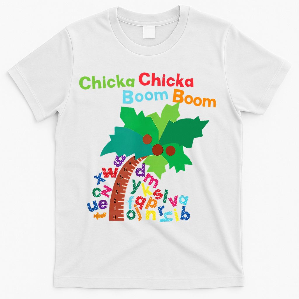 Chicka Boom Boom IM Glad To See You 1st Day Of School T-Shirt - White