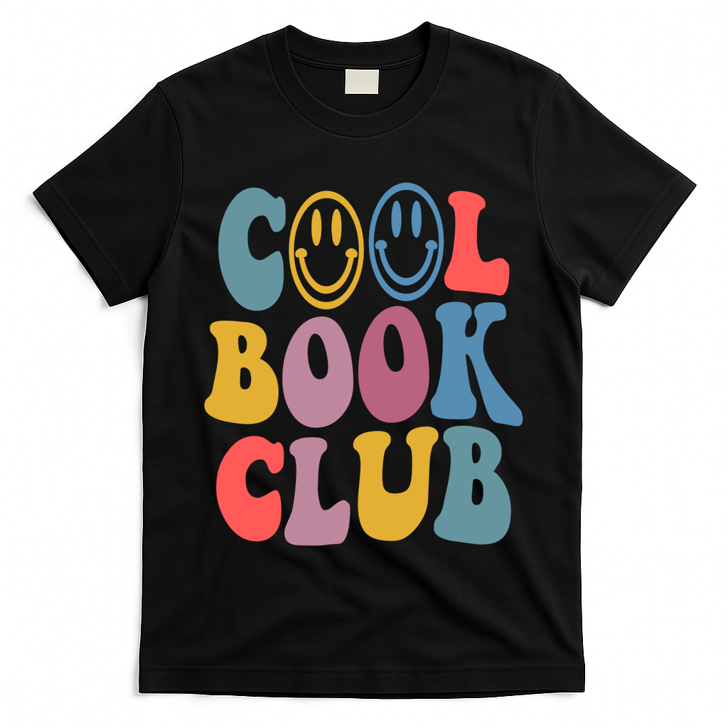 Cool Book Club Funny Book Lover Club Booktrovert Club Gift T-Shirt
