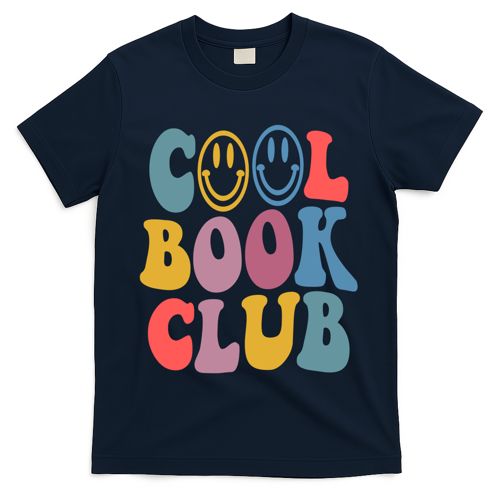 Cool Book Club Funny Book Lover Club Booktrovert Club Gift T-Shirt