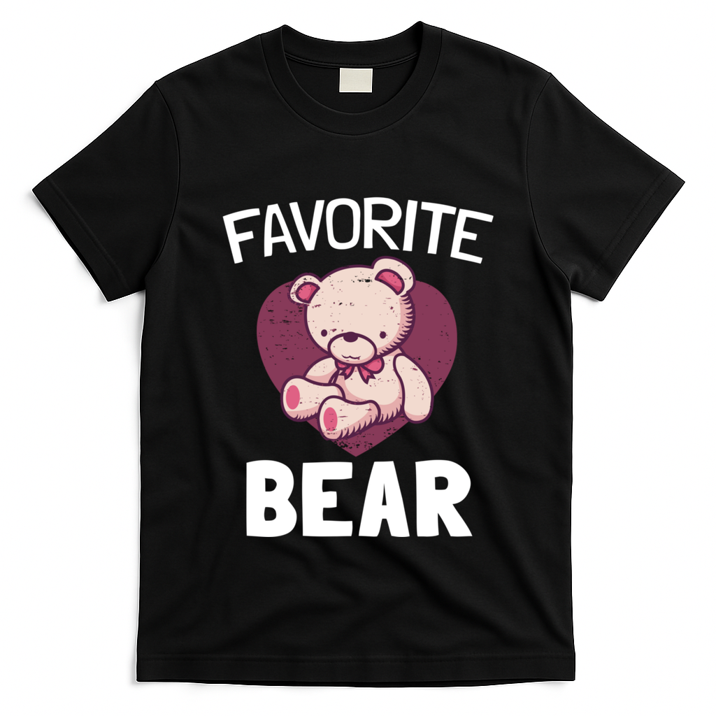 Cute Bear Nickname Heart In Love Gift For Lovers Gift T-Shirt