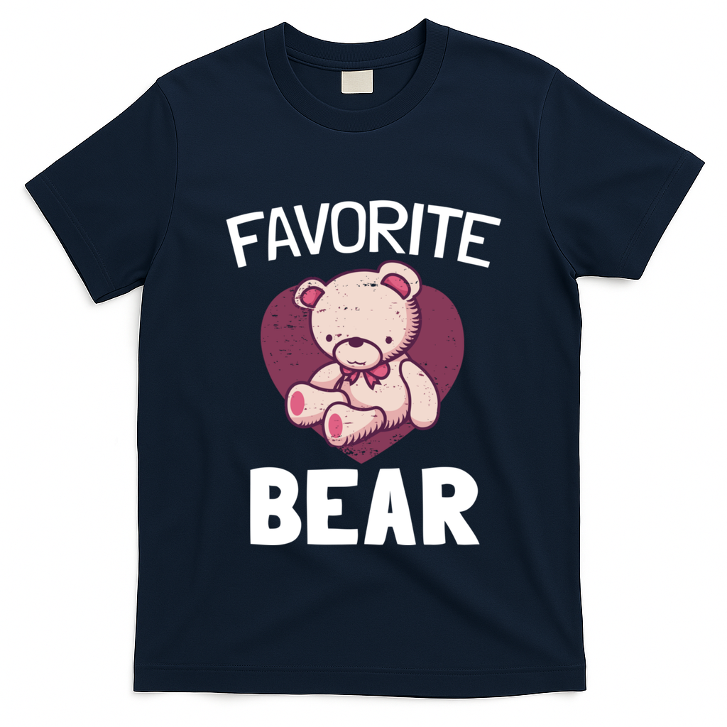 Cute Bear Nickname Heart In Love Gift For Lovers Gift T-Shirt