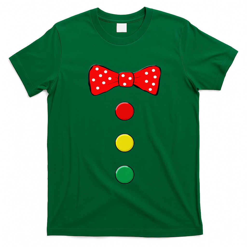 Clown Costume Halloween Funny Circus Clown Matching Family T-Shirt - Irish Green