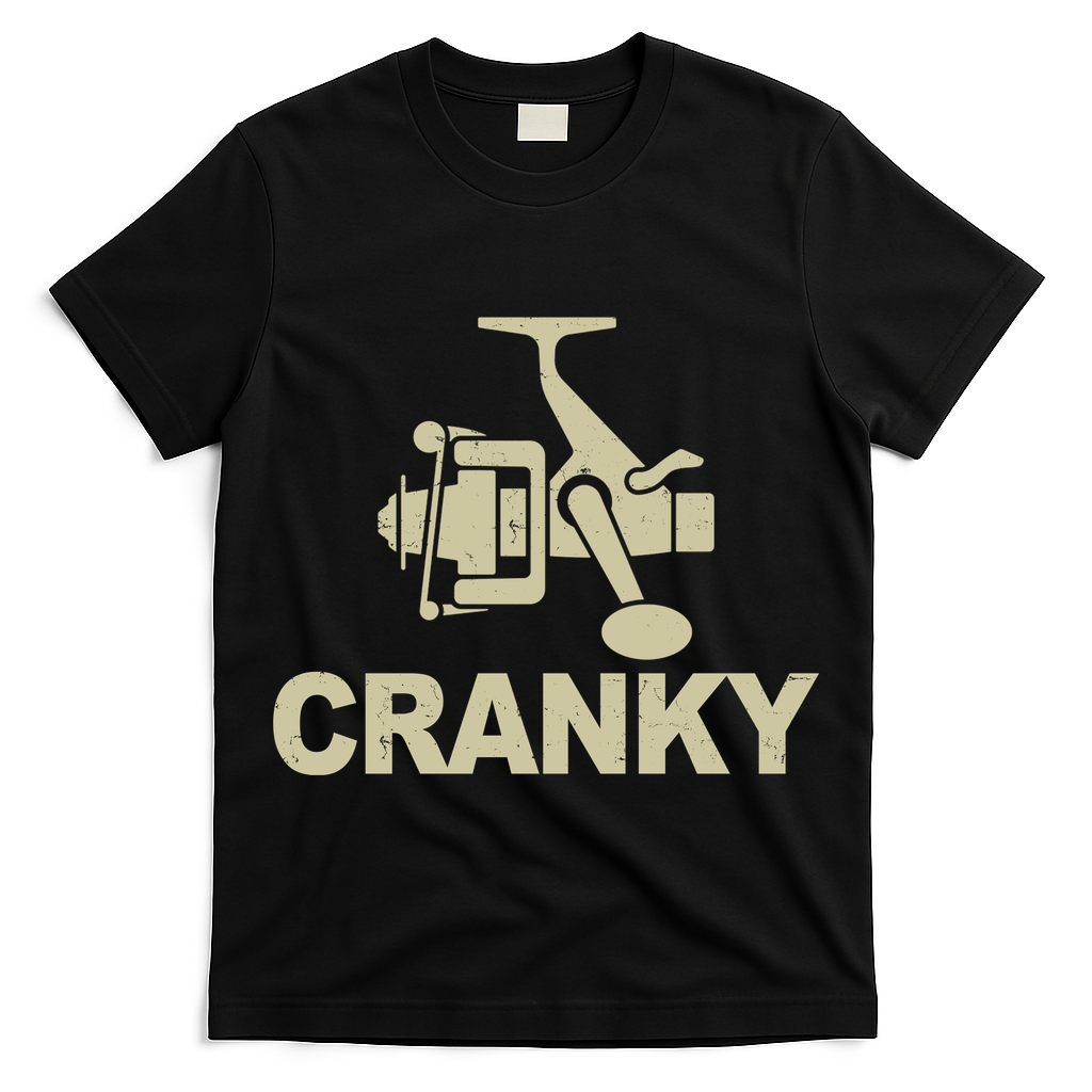 Crankbait Fishing Lure Cranky Funny Fishing Gift T-Shirt