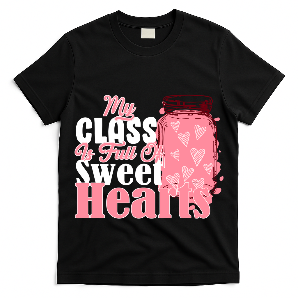 My Class Is Full Of Sweet Hearts Valentine's Day T-Shirt