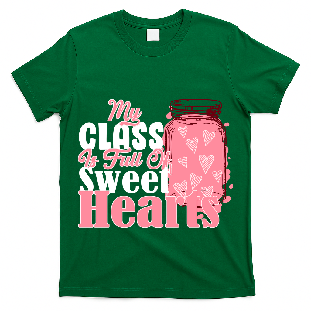 My Class Is Full Of Sweet Hearts Valentine's Day T-Shirt