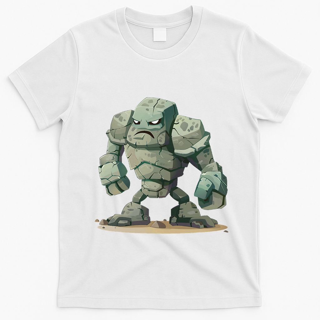 Cool Golem Costume T-Shirt - White