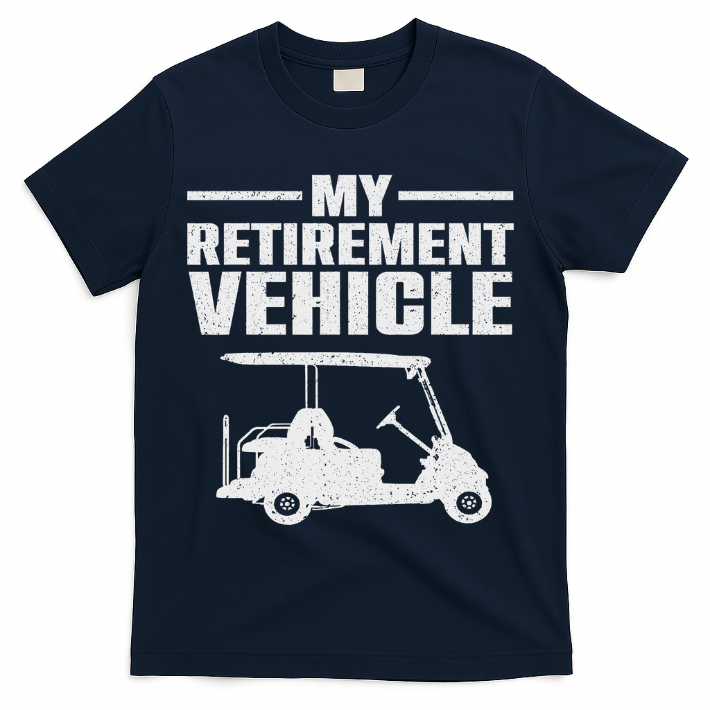 Cool Golf Cart Design For Women Golfer Golf Cart Lover T-Shirt - Navy