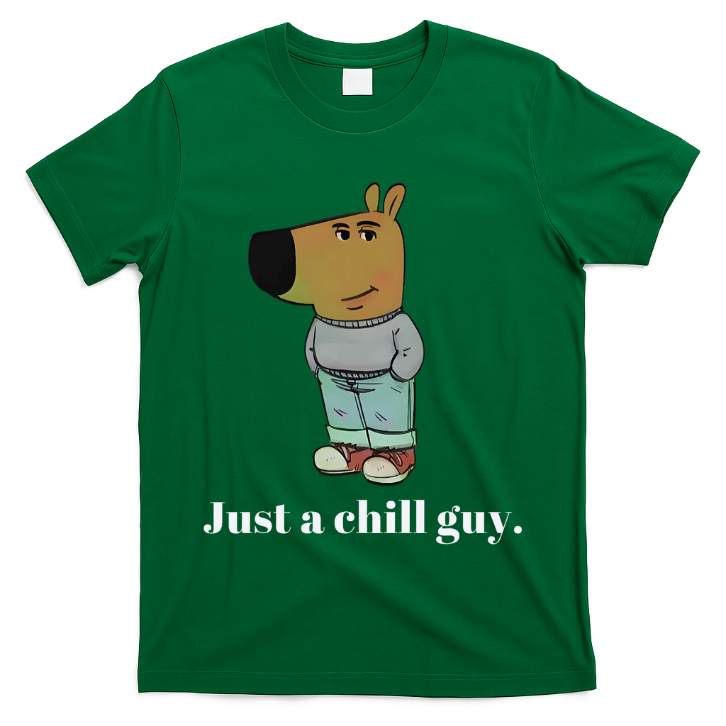 Chill Guy Dog Funny Chill Guy Meme T-Shirt