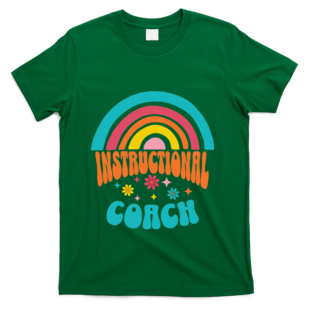 Cute Instructional Coach Appreciation Week Back To School T-Shirt - Green