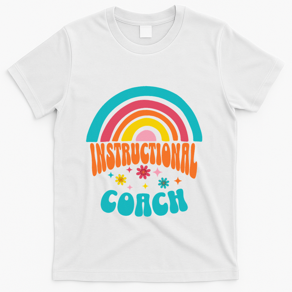 Cute Instructional Coach Appreciation Week Back To School T-Shirt - White