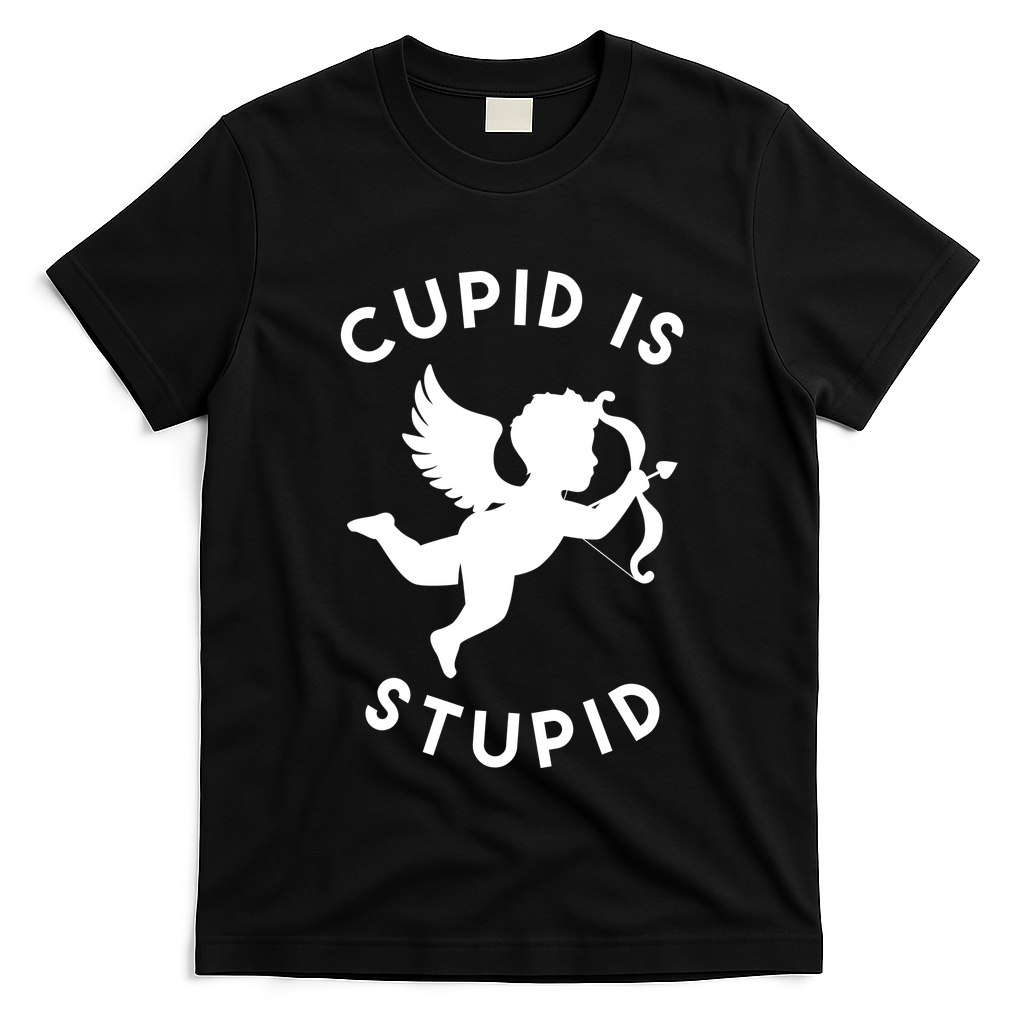 Cupid Is Stupid Anti Valentine T-Shirt