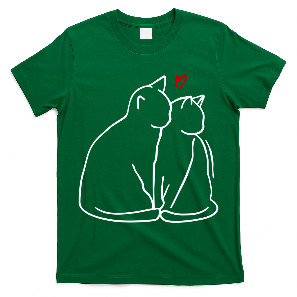 Cat Lover Cute Valentine T-Shirt