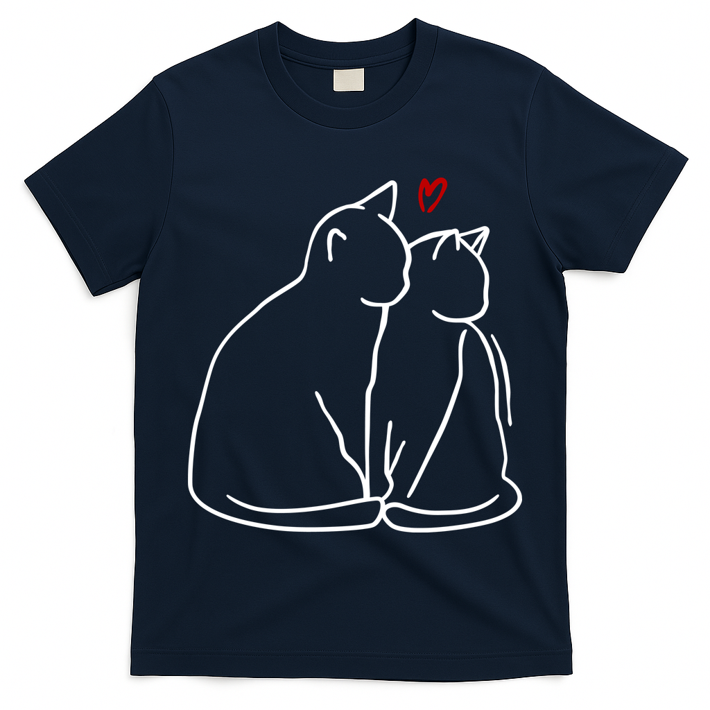 Cat Lover Cute Valentine T-Shirt