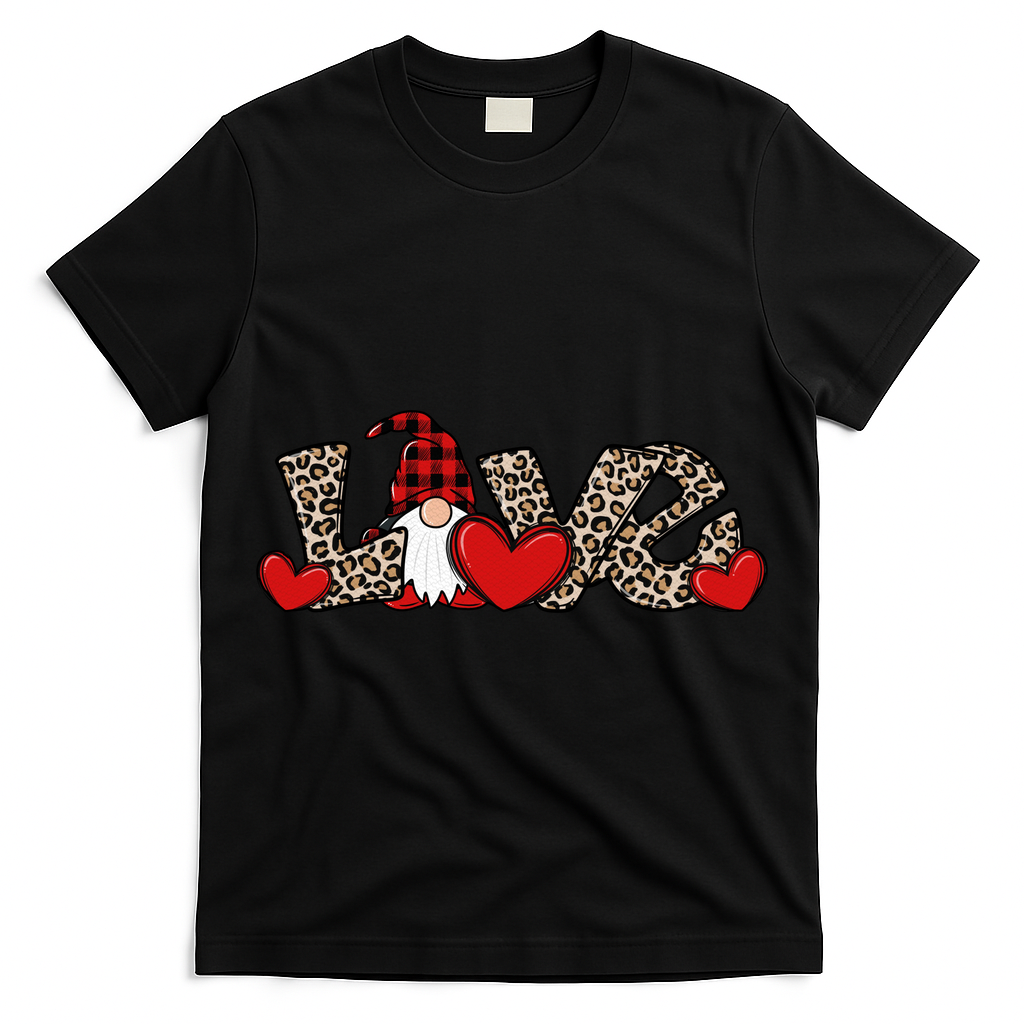 Cute Love Valentines Day Gnome T-Shirt