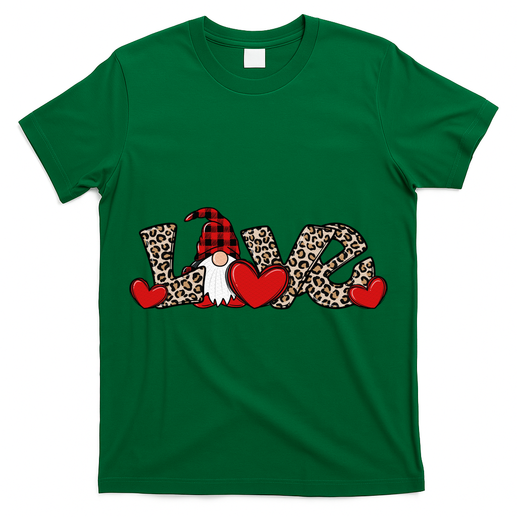 Cute Love Valentines Day Gnome T-Shirt