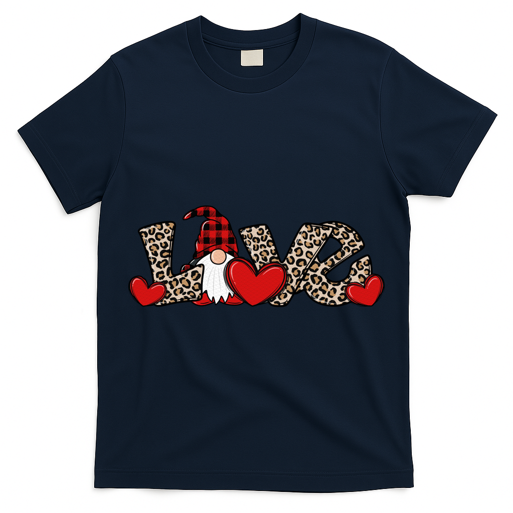 Cute Love Valentines Day Gnome T-Shirt