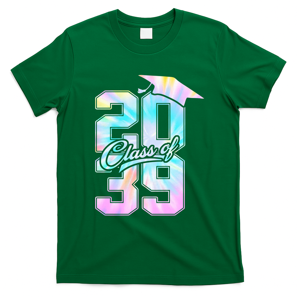 Class Of 2039 Grow With Me First Day Of School Graduation T-Shirt - Irish Green