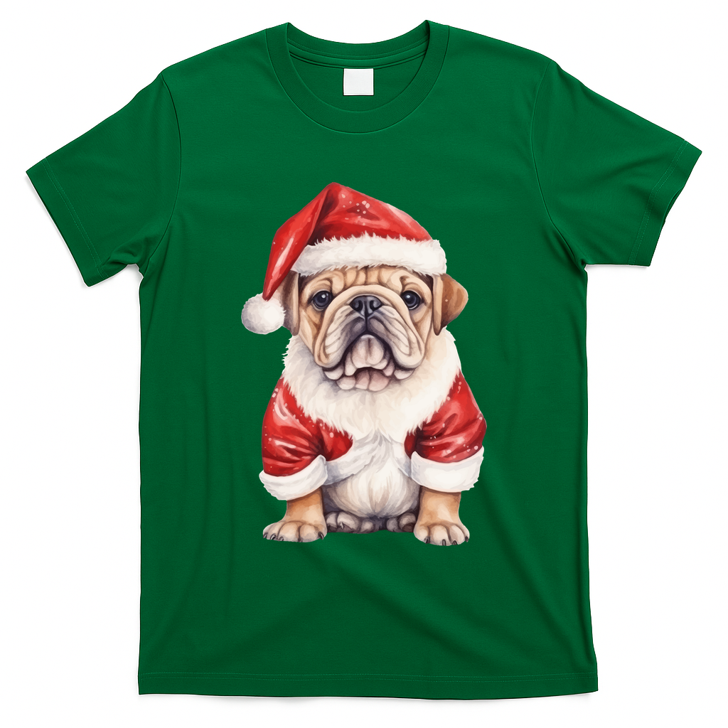 Christmas Pug Dog Cute Holiday T-Shirt