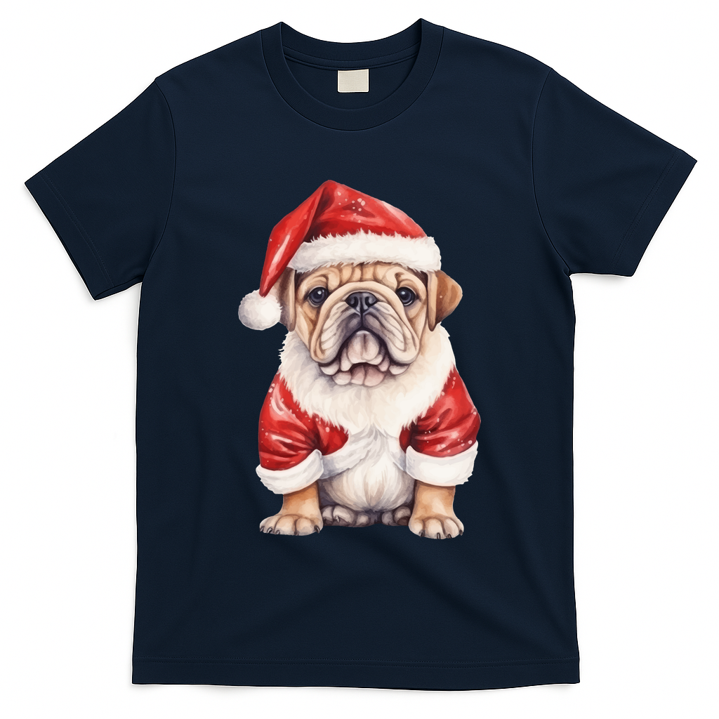 Christmas Pug Dog Cute Holiday T-Shirt