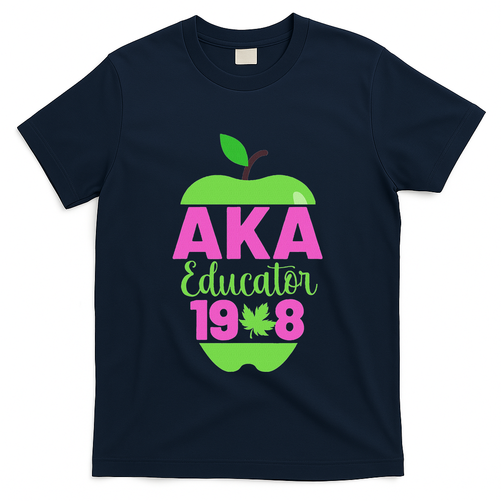 Cute Pretty Educators And Teacher Funny A.K.A Educator Student T-Shirt - Navy