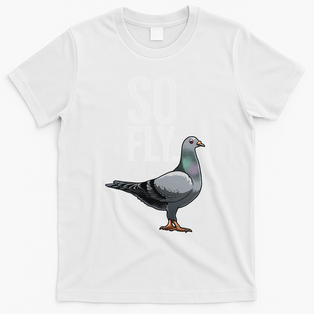 Cool Pigeon For Women Breeder Birdwatching Pigeon Racing T-Shirt - White