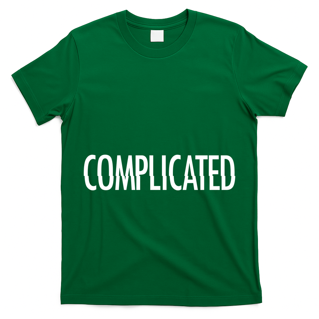 Complicated Realtionship Glitch Gift T-Shirt