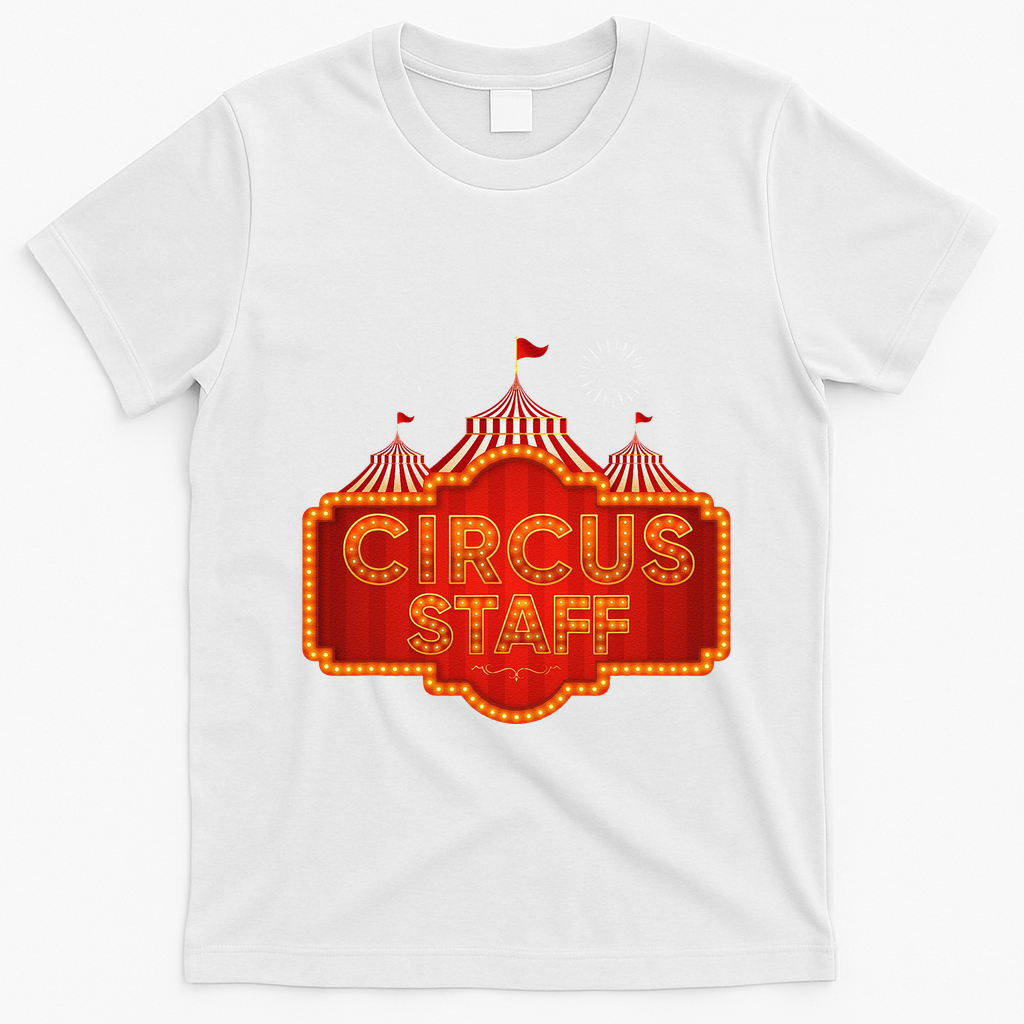 Circus Staff Clown Funny Halloween Costume Women T-Shirt - White