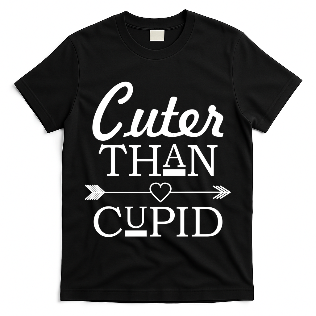 Cuter Than Cupid Funny Cute Valentines T-Shirt
