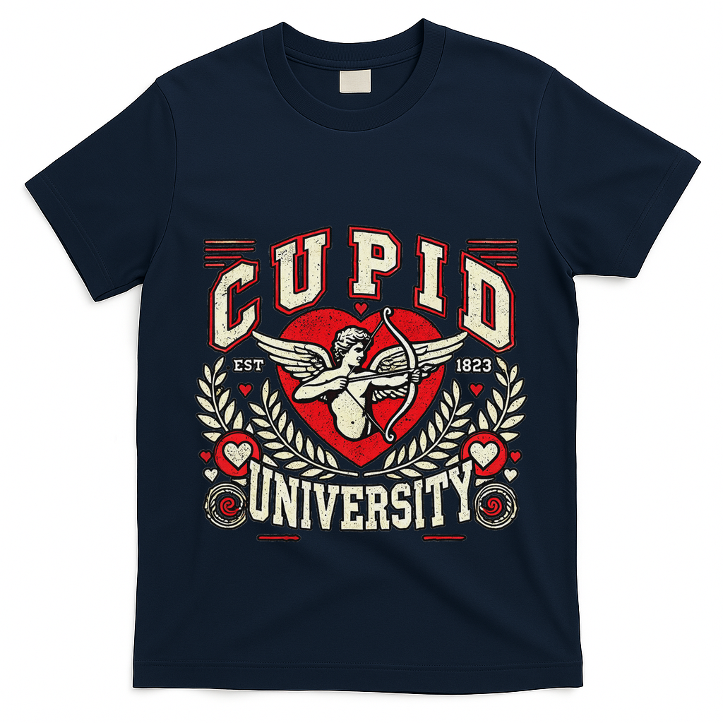 Cupid U.N.I.V.E.R.S.I.T.Y Valentine Theme T-Shirt