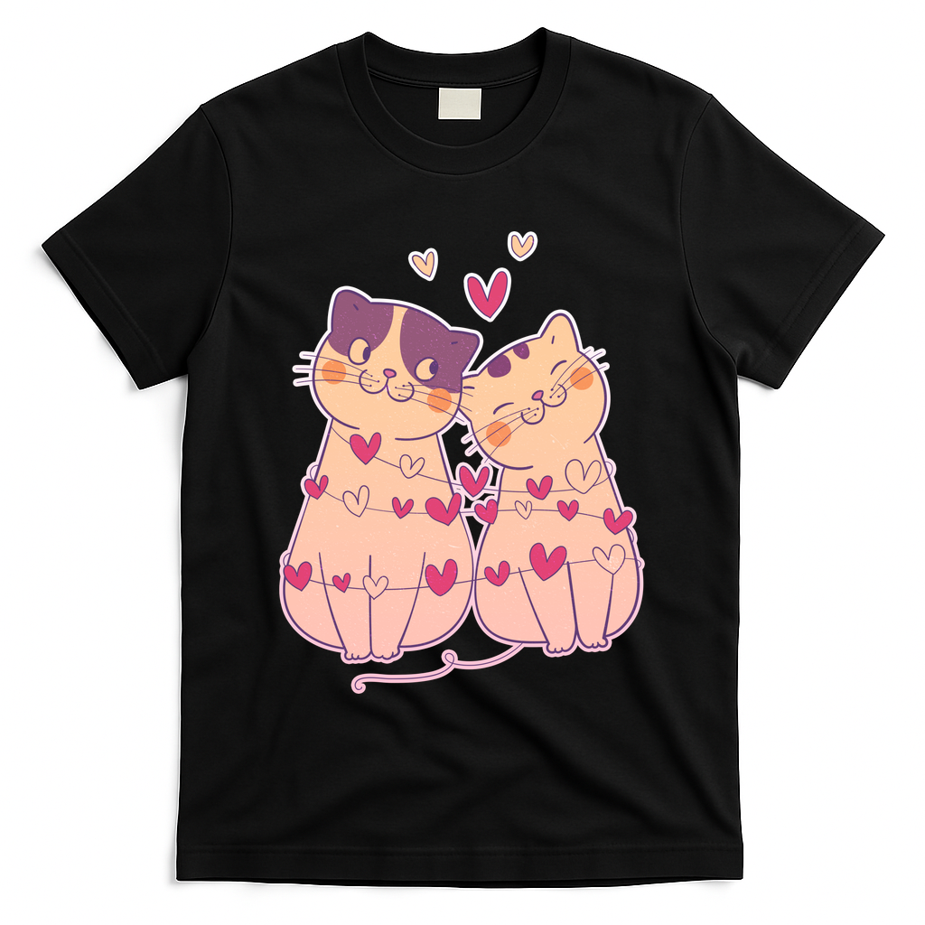 Cute Valentine's Day Kitties T-Shirt