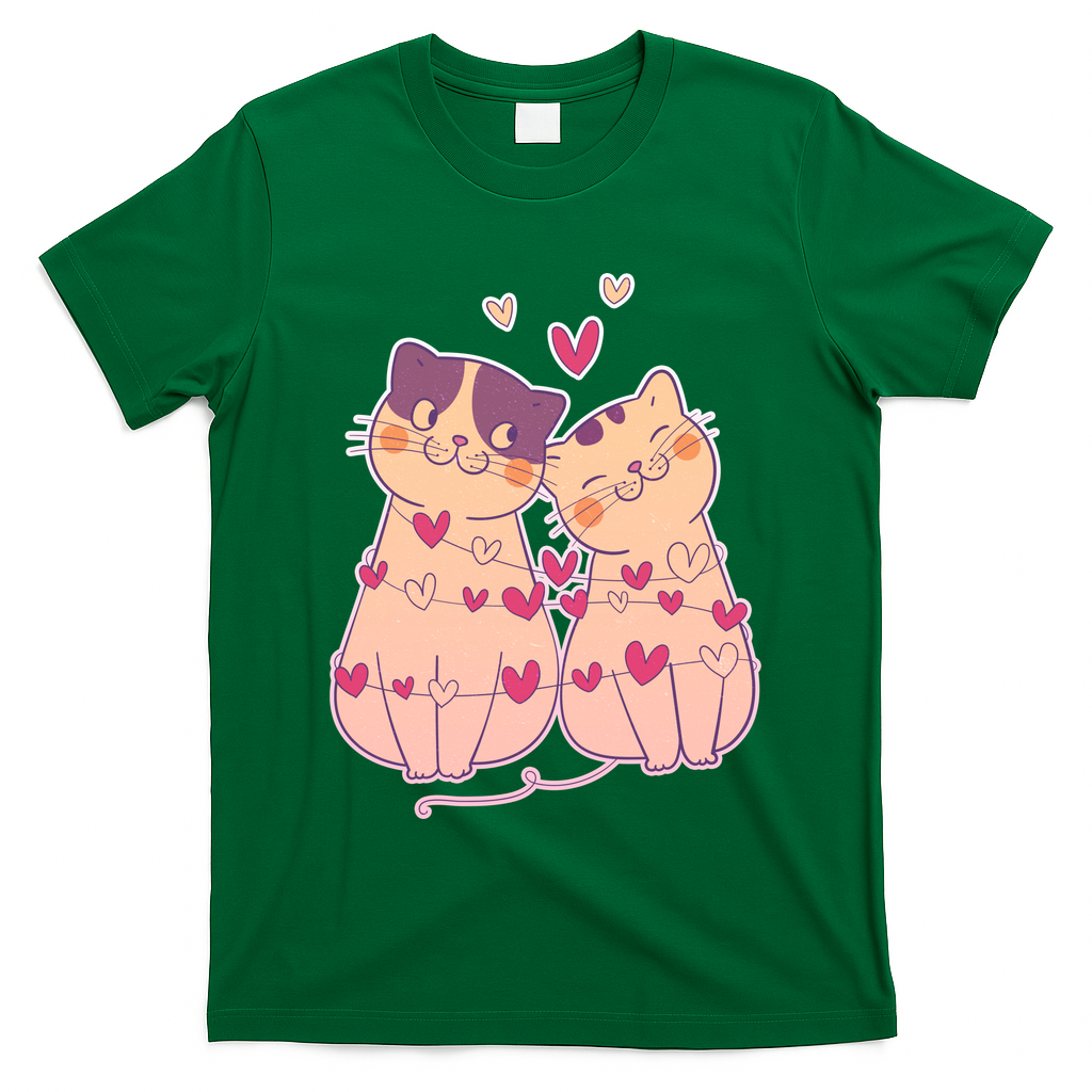 Cute Valentine's Day Kitties T-Shirt