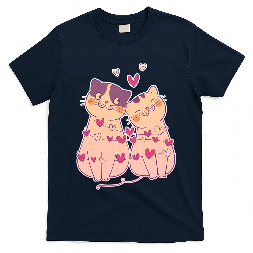 Cute Valentine's Day Kitties T-Shirt