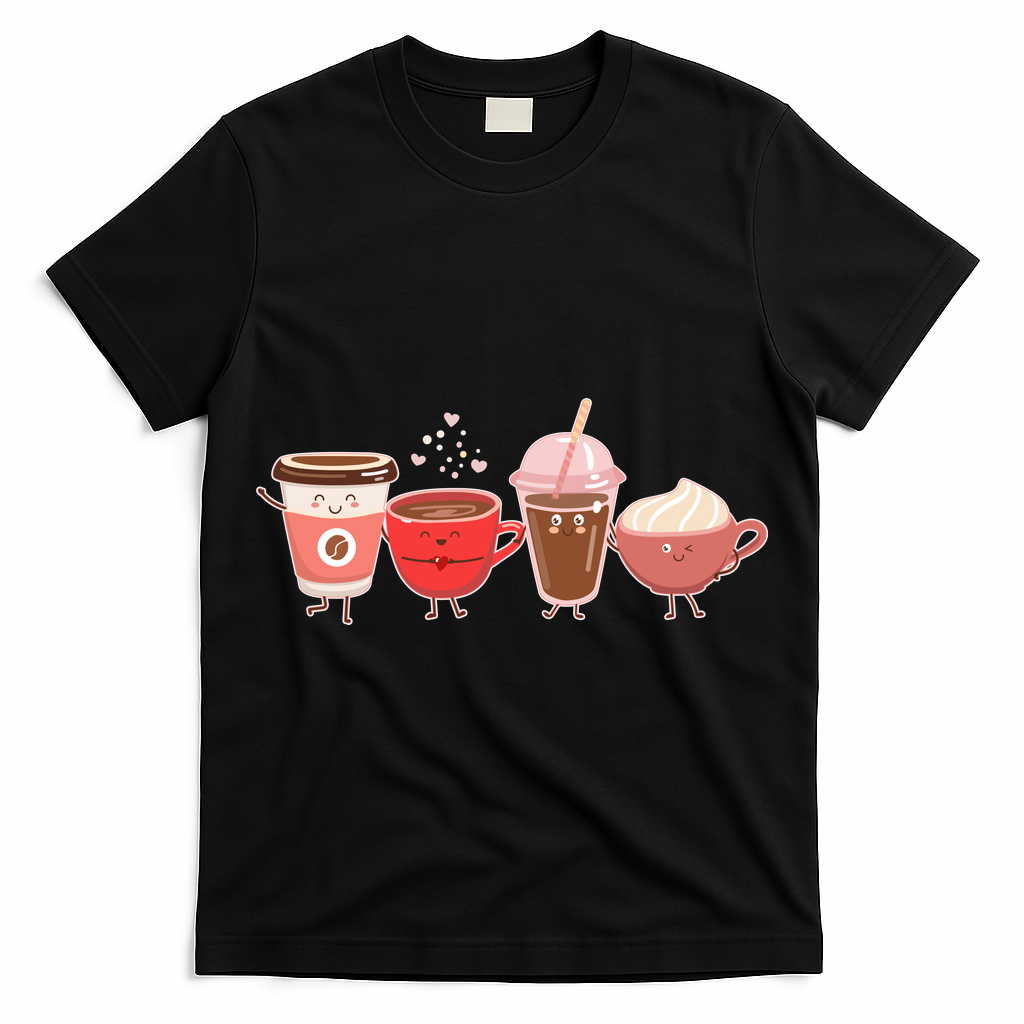 Cute Valentine Day Coffee Lover T-Shirt