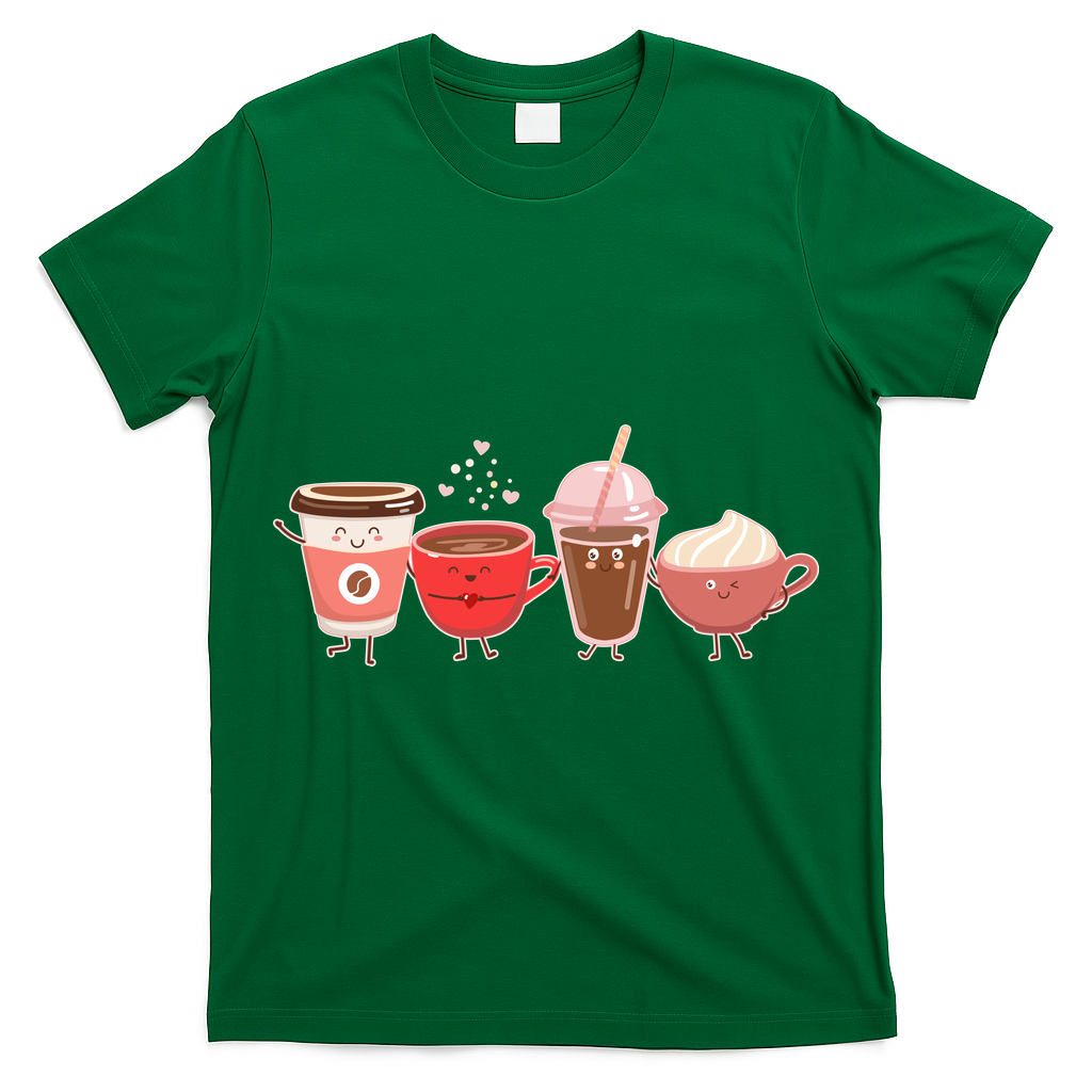 Cute Valentine Day Coffee Lover T-Shirt