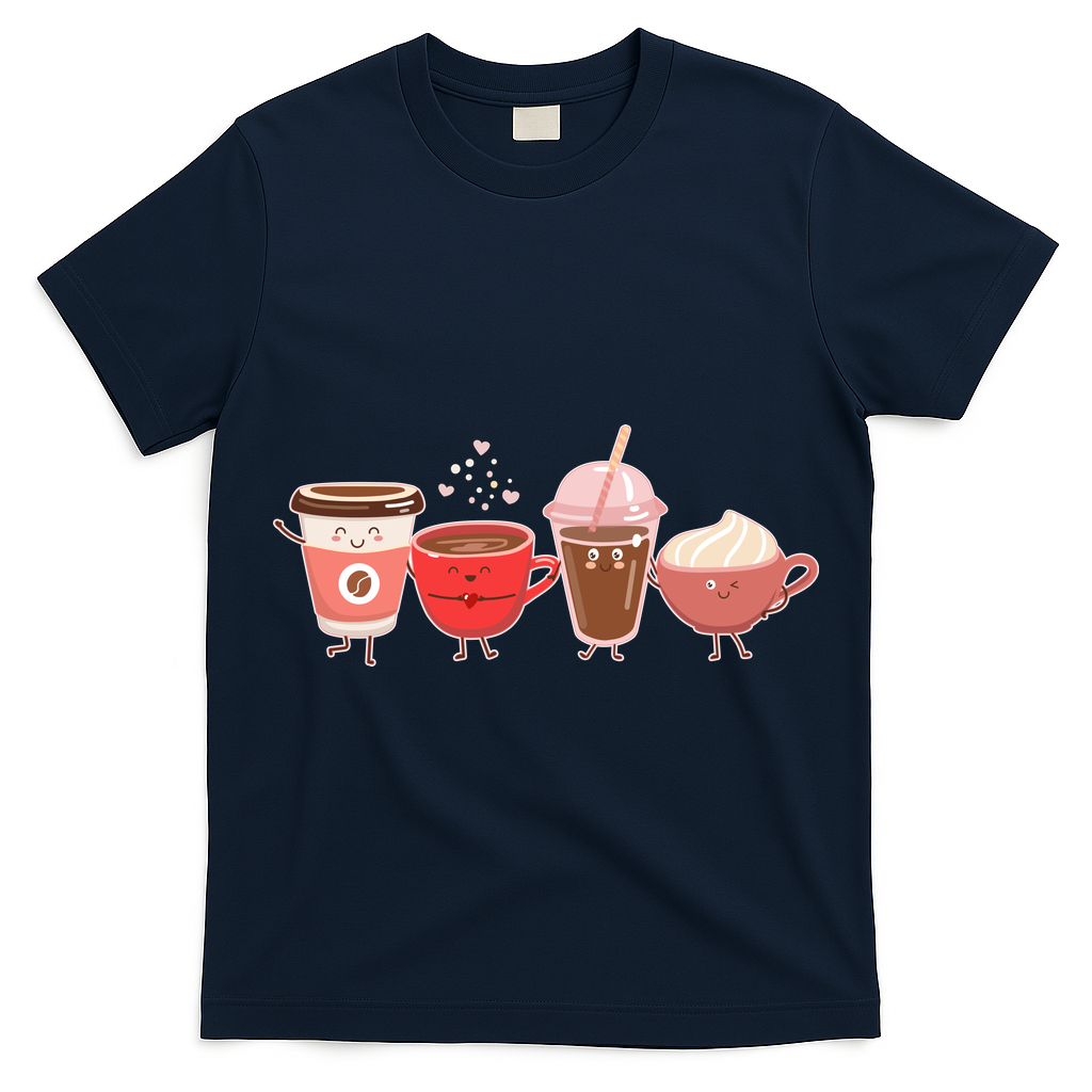 Cute Valentine Day Coffee Lover T-Shirt