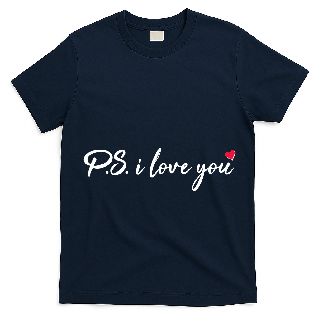 Cute Valentines Day P.S. I Love You T-Shirt
