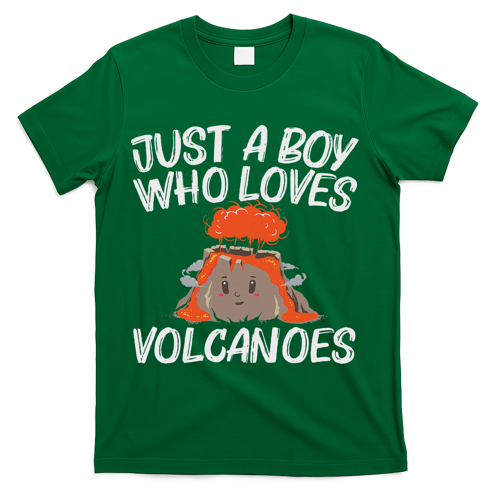 Cool Volcano Gift For Lava Magma Eruption Geology T-Shirt - Green