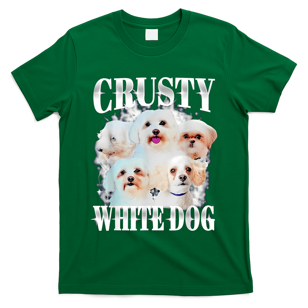 Crusty White Dog Funny For Women T-Shirt