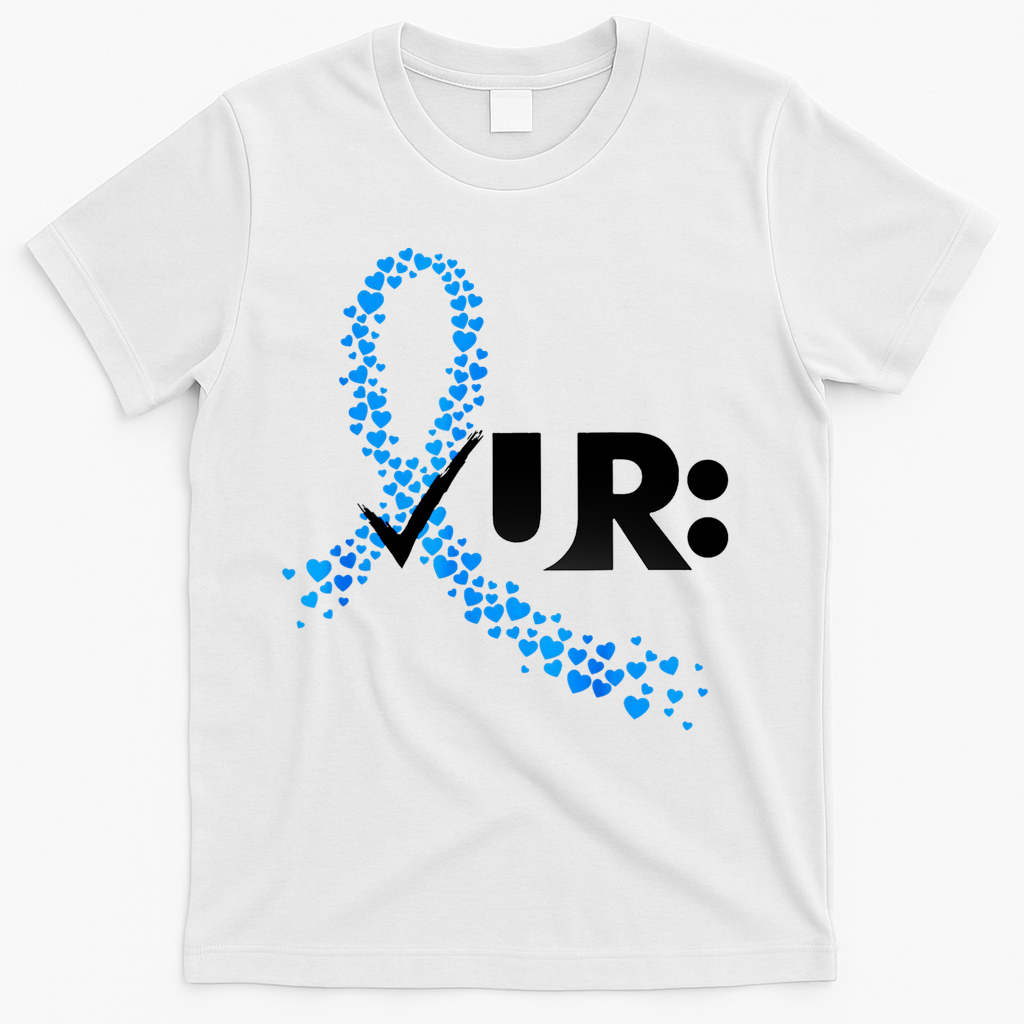 Check Your Colon Colorectal Cancer Awareness T-Shirt - White